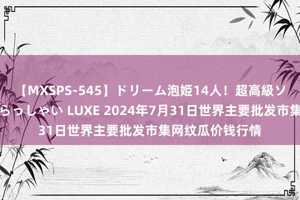 【MXSPS-545】ドリーム泡姫14人！超高級ソープランドへいらっしゃい LUXE 2024年7月31日世界主要批发市集网纹瓜价钱行情