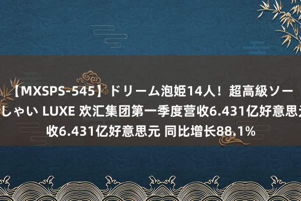 【MXSPS-545】ドリーム泡姫14人！超高級ソープランドへいらっしゃい LUXE 欢汇集团第一季度营收6.431亿好意思元 同比增长88.1%